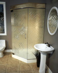 Neo Angled Glass Shower Design